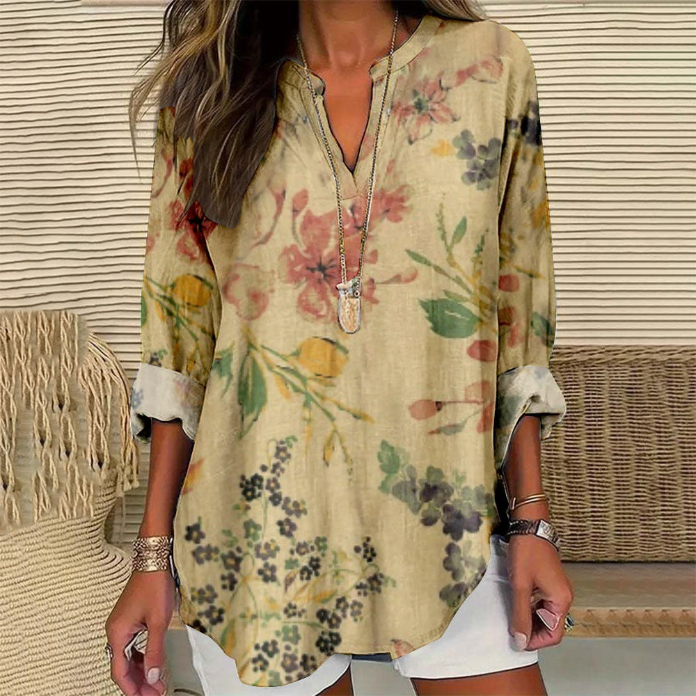 Chemise Femme à Manches Longues