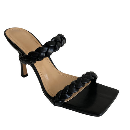 Sandale avec un talon moyen mode femme