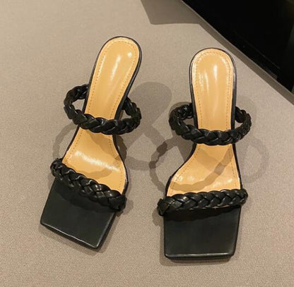 Sandale avec un talon moyen mode femme