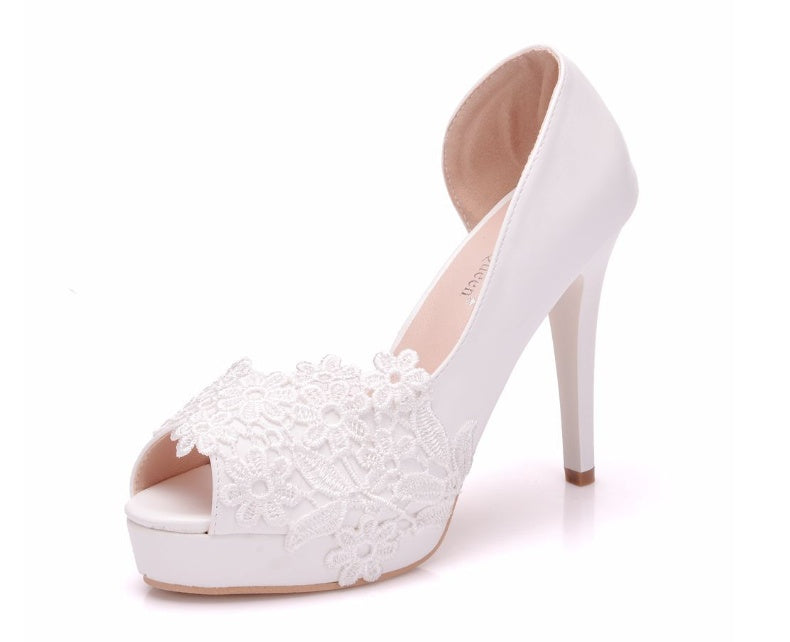 Sandales à Talon Haut avec Dentelle